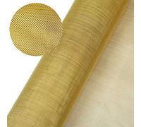 Rete Metallica in Ottone Lamiera Tessuta in Ottone - Maglia in Ottone #180 (Colore : Yellow, Taglia : 1x3m)