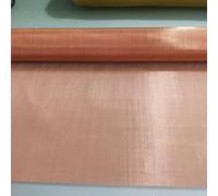 Rete metallica in rame， Foglio di rete metallica intrecciata con setaccio in rame puro for tessuto filtrante denso, aria condizionata, pavimento antistatico for edifici(Purple1x1m,40 mesh)