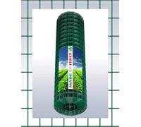 RETE METALLICA PLASTIFICATA h125cmX25MT RECINZIONE MAGLIA 5x7,5cm elettrosaldata