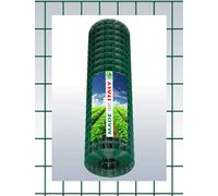 RETE METALLICA PLASTIFICATA RECINZIONE GABBIE ELETTROSALDATA 5x7,5cm H.200 CM