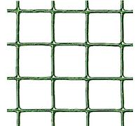 Verdemax 9054 Rotolo Rete Metallica Quadrata plastificata 1 x 5 m, Colore: Verde