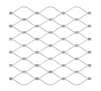 Rete metallica resistente in acciaio inossidabile flessibile per ringhiere per la sicurezza degli animali e recinzione da giardino (100 cm x 1000 cm) durevole resistente alle intemperie versatile