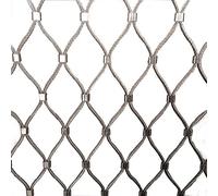 Rete Metallica Tessuta dell'Acciaio Inossidabile con Lo Schiocco - Maglia Flessibile del Cavo della Fune Metallica X-Tipo - Maglia Estensibile del Riempimento della Balaustra - Rete di Sicurezza (col