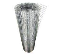 Rete metallica, tessuto in acciaio inossidabile, rete metallica saldata, filo di acciaio, tessuto a maglie da 1/2 pollice, rete saldata in acciaio inossidabile 304 (1,2 m x 20 m (47,2 pollici x 65,6
