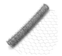 RETE METALLICA ZINCATA A MAGLIA ESAGONALE 16MM 1X10MT RECINZIONE PROTEZIONE GRN6