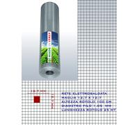 RETE METALLICA ZINCATA ANTITOPO GABBIE ELETTROSALDATA 12 x12 x 1.05 mm h100 cm