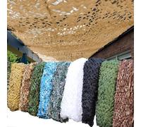 Rete Militare da Caccia Reticolato da Camuffamento Leggera Decorazione con Effetto Parasole per Feste a Thema Auto Copertine Mimetiche per Nascondersi Durante La Caccia Rete Ombra 9 * 15m Giallo