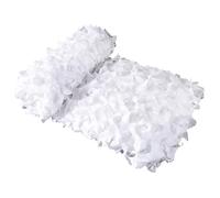 Rete Mimetica Bianca con Bordi Rinforzati, Rete Ombreggiante per Serra Recinzione Arredo Interno e Vetrine(6x9.0m/20x30ft)