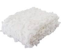 Rete Mimetica Bianca Rete Ombreggiante per Esterni Vela Ombreggiante Mimetica per La Decorazione del Partito Caccia Campeggio Giardino Balcone Patio Protezione Solare, 4X5M/13X16.4FT