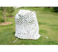 Rete Mimetica Bianca, Telo Camo Rinforzato per, Bianco, 2x5m(6.6 * 16.4ft) | Protezione versatile per esterni, occultamento efficace e decorazione originale