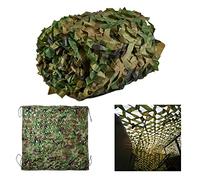 Rete Mimetica Caccia,Rete Militari Leggere e Resistenti,Rete Mimetica Camouflage Protezione Solare,Reti Decorative Per L'ombra Dei Pergolati Da Giardino,Coperture Per Auto,Jungle-4x5m(13.1*16.4ft)