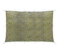 Rete mimetica con custodia, 4 x 6 m, colore verde mimetico, in poliestere Oxford, impermeabile, resistente ai raggi UV, leggera, compatta, ideale per caccia, tiro e osservazione, all'aperto