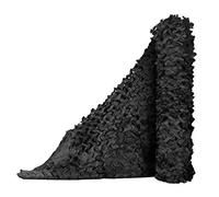 Rete mimetica in poliestere Oxford 150D, tenda mimetica rinforzata per parasole, campeggio, tiro, caccia, colore nero, 4 x 10 m