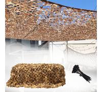 Rete Mimetica in Tessuto 210D Oxford Telo ombreggiante 1.5x10m 2x2m 3x3.0m 3x5m 4x8m 5x8m Reticolato Camuffamento per Paesaggio Forestale, Giardino, Feste, Decorazione(3.5x4.0m)