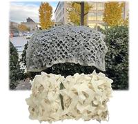 Rete Mimetica Parasole per Pergola, Beige, 2x2,5 m (6,6*8,2 piedi) | Tessuto resistente agli strappi per ombra duratura all'aperto, ideale per esterni e uso militare