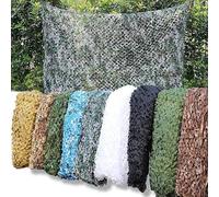 Rete Mimetica Protezione Solare Varie Misure e Colori Frangivista Reti Mimetiche per 3x4m 4x6m Caccia Telo Mimetico Nascondersi Ombra Giardino Tempo Libero Campeggio Feste 5 * 14m Colore Del Bosco