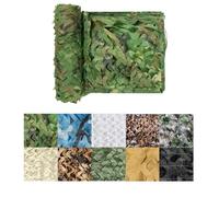 Rete Mimetica Rete Mimetica Giungla Reticolato da Camuffamento Militare Camouflage Net per Caccia Decorazione Parasole Campeggio Feste Nascondersi Ombra Reti Mimetiche 10x10M Colori della giungla