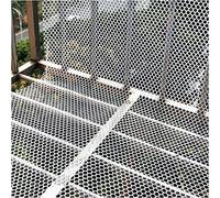 Rete nera per balcone, 0,7 x 5 m / 2.3x16ft, rete in plastica per la sicurezza degli animali domestici, recinzione per pollame, protezione per piante da giardino, recinzione durevole in filo di pollo