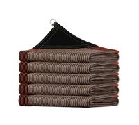 Rete Ombra HDPE 4 Angoli Rinforzati, Schermo Protezione UV 98% Esterni(Coffee,3mx6m)