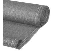 Rete ombreggiante 1,5x10m, Telo Rotolo per Recinzione Giardino 150g/m², Grigio Chiaro