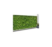 Rete ombreggiante 1,5x10m, Telo Rotolo per Recinzione Giardino 160g/m², Stampa Fogliame