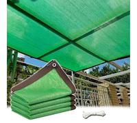 Rete Ombreggiante 2×2m 2×3m 3×4m 3×5m 4×5m 5×5m,Tessuto Ombreggiante Verde,Rete Telo Ombra 90%,Telone Ombreggiante Con Occhielli,Vele Parasole,Reti Per Privacy,Traspirante,Green-1x1m(3.3 * 3.3ft)