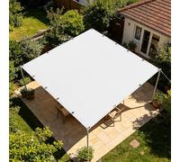 Rete Ombreggiante 2.5 x 6.5 m Protezione UV Tenda a Vela Parasole Antistrappo per Esterno, Giardino, Balcone, Terrazzo, Bianco