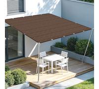Rete Ombreggiante 210 x 360 cm Protezione UV Telo Parasole per Esterni con Occhielli per Giardino, Patio, Pergola, Giardino, Cortile, Balcone, Terrazza, marrone
