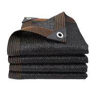 Rete Ombreggiante 240 x 585 cm Antistrappo e Protezione Solare Privacy Pulisce Facilmente Vela Parasole Esterno per Fiori Colture Serre Posto Auto Coperto Piscina, Nero