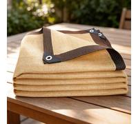 Rete Ombreggiante 280 x 560 cm 85% Resistente Ai Raggi UV Panno Ombreggiante con Occhielli per Giardino Pergola Serra Pollaio Piante da Patio, Giallo