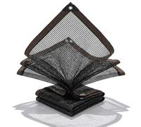 Rete Ombreggiante 50% Nera Extra Resistente, Telo Parasole Esterno Traspirante per Pergola, Rete Frangivento Protezione UV con Occhielli per Animali, Pollaio, Terrazzo e Cortile(1.5x41m)