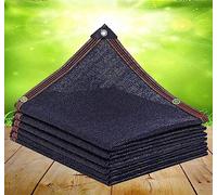 Rete Ombreggiante 6x6 4x10 Vela Ombreggiante Rettangolare Telo Ombreggiante Tessuto Ombra Anti-UV 90% Tessuto Ombreggiante Pergole per Balconi Terrazza Tetti Giardino,black-6x6m