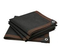 Rete Ombreggiante 730 x 980 cm Protezione Solare, Resistente Ai Raggi UV Telo Coprente Traspirante Tenda da Sole Privacy per Piante Serra Fienile Canile, Nero