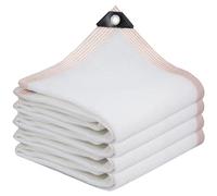 Rete ombreggiante 85% con occhielli, 12 x 16 m, resistente ai raggi UV, per serra, patio, balcone, piante da giardino, pollaio, copertura in rete isolante traspirante
