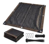 Rete-Ombreggiante 9.8 x 14.6m-Telo-Esterno Con Occhielli Resistente Ai Raggi UV Vela Ombreggiante, per Giardino/Pergola/Serra/Balcone/Cortile