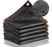 Rete Ombreggiante, 95% Resistente Ai Raggi Uv Telo Ombreggiante Con Occhielli, Panno Ombreggiante Per Esterni Per Pergola Piante Da Patio Serra Pollaio Auto Piscina(Size:6×10M(19.8×33ft),Color:Black)