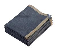 Rete Ombreggiante 97% Nera Telo Oscurante Alta Densità con Occhielli per Auto Canile e Giardino 3X3.0m 3x4.0m 3X5.0m 4x6.0m Anti-UV per Serra e Terrazza(2x2.0m=6.6x6.6ft)