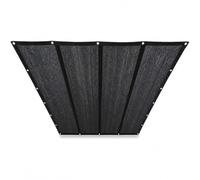 Rete Ombreggiante 99% Protezione Solare, Nero, rinforzato, 2x9 m | plastica resistente - isolamento termico - raffreddamento - bordo rinforzato - fori pre-punzonati - per posto auto