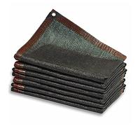 Rete Ombreggiante A 10 Pin,Nere Telone Per Serre Tessuto Schermo Privacy Anti-Uv 70%-80%,Per Serra Giardino Domestico Pianta Balcone Terrazzo Balcone,Con Occhielli (3mx6m/9.8ftx19.7ft)