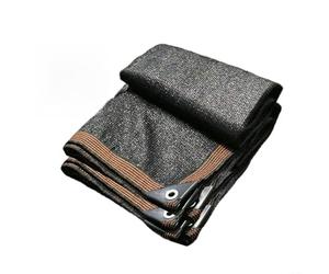 Rete ombreggiante al 90% per piscine e giardini, polietilene leggero, anelli in metallo per una facile installazione, protegge dal calore (2 x 3 m)