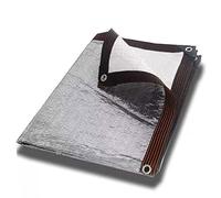 Rete ombreggiante al 99% Rete di protezione solare in alluminio per auto, patio, giardino, balconeDisponibile nelle dimensioni 1x1m 2x3m 3x4m 3x5m 4x6m 6x8m 5x12m con occhielli...