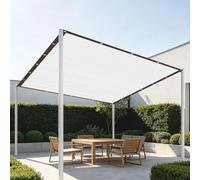 Rete Ombreggiante Alluminio 250 x 500 cm Traspirante Ombreggiante Anti UV con Occhielli per Giardino, Serra, Pollaio, Fienile, Giardino, Patio, Argento