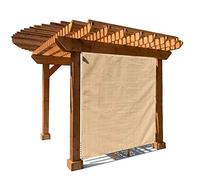 Rete ombreggiante beige resistente ai raggi UV con occhielli per patio esterno pergola o gazebo copertura personalizzata 180 g/m² 2,5 x 4 m