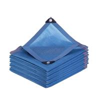 Rete ombreggiante blu con protezione UV al 90%, 3 x 4 m, 3 x 5 m, 3 x 6 m, 4 x 6 m, 4 x 8 m, per giardino, fiori, patio, piante, uso esterno (4 x 12 m)