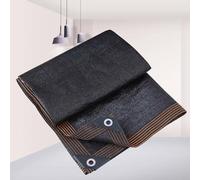Rete Ombreggiante con Occhielli 2.50x4.00 Telo Parasole per Esterni Telo Ombra Permeabile 90% Protezione UV Tenda Vela Rettangolare Giardino, Terrazze, Piante, Piscina, Pollaio,black-3x2m