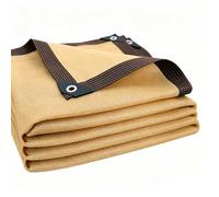 Rete Ombreggiante con Occhielli 280 x 280 cm 85% Resistente Ai Raggi UV Rete Telo Ombra con Occhielli per Colture Serre Esterno Giardino, Giallo