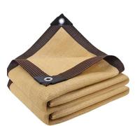 Rete Ombreggiante con Occhielli 280 x 410 cm Anti UV Protezione Solare Panno Ombreggiante con Occhielli per Giardino Pergola Serra Pollaio Piante da Patio, Giallo