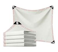 Rete Ombreggiante con Occhielli, Telo Frangisole Beige 90% Protezione Angolare, Protettiva Pesante per Patio, Pergolato, Giardino, Posto Auto e Privacy Esterna, Tessuto Traspirante(20x20ft)