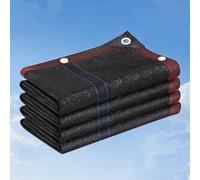 Rete Ombreggiante Con Occhielli, Tenda Da Sole In HDPE Nero Protezione Solare Al 99% Anti UV, Panno Ombreggiante Per Giardino Patio Pergolato Orto Pollaio(2x8.0m/6.6'x26.2')