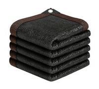 Rete Ombreggiante da Giardino 100 x 115 cm Protezione Solare, Resistente Ai Raggi UV Telo Coprente Traspirante Panno per Ombre Esterno per Colture Serre Esterno Giardino, Nero